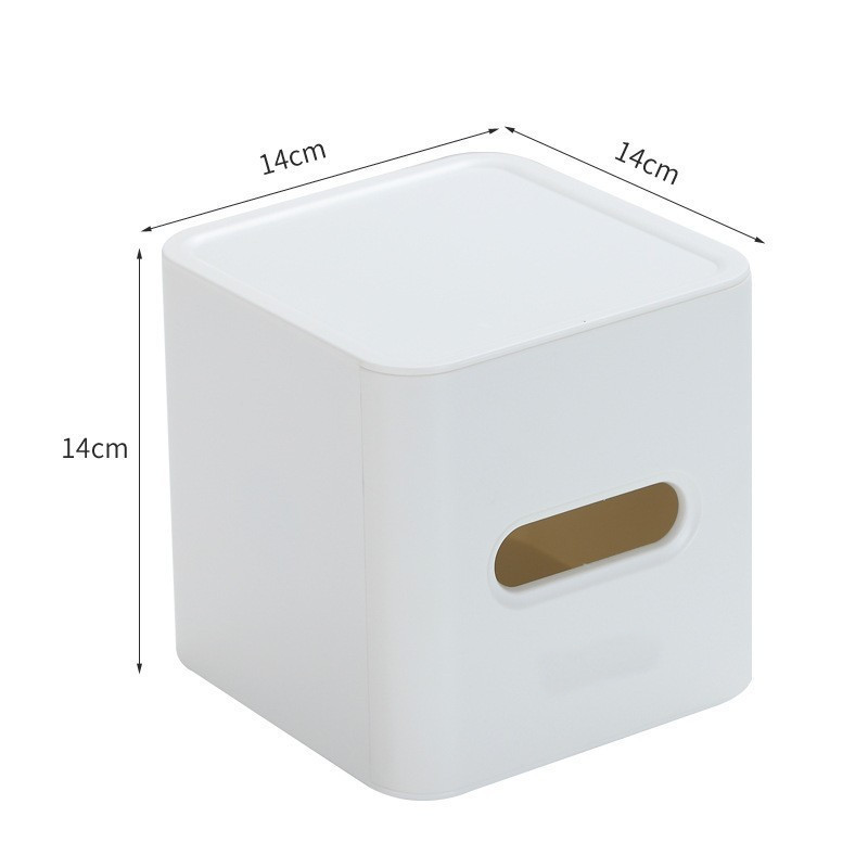 Simple dining room, dormitory, living room desktop tissue box, storage box, coffee table napkin holder, household roll paper holder