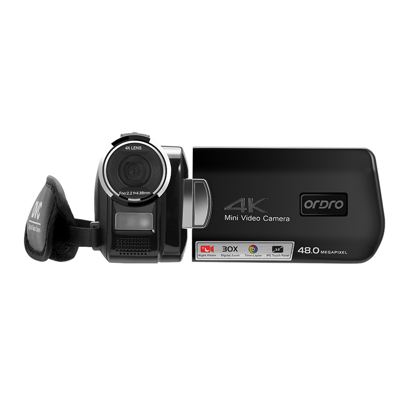 ORDRO HDR-AC2 Portable Mini Camcorder HD 4K Shooting DV Digital Home Travel Recording