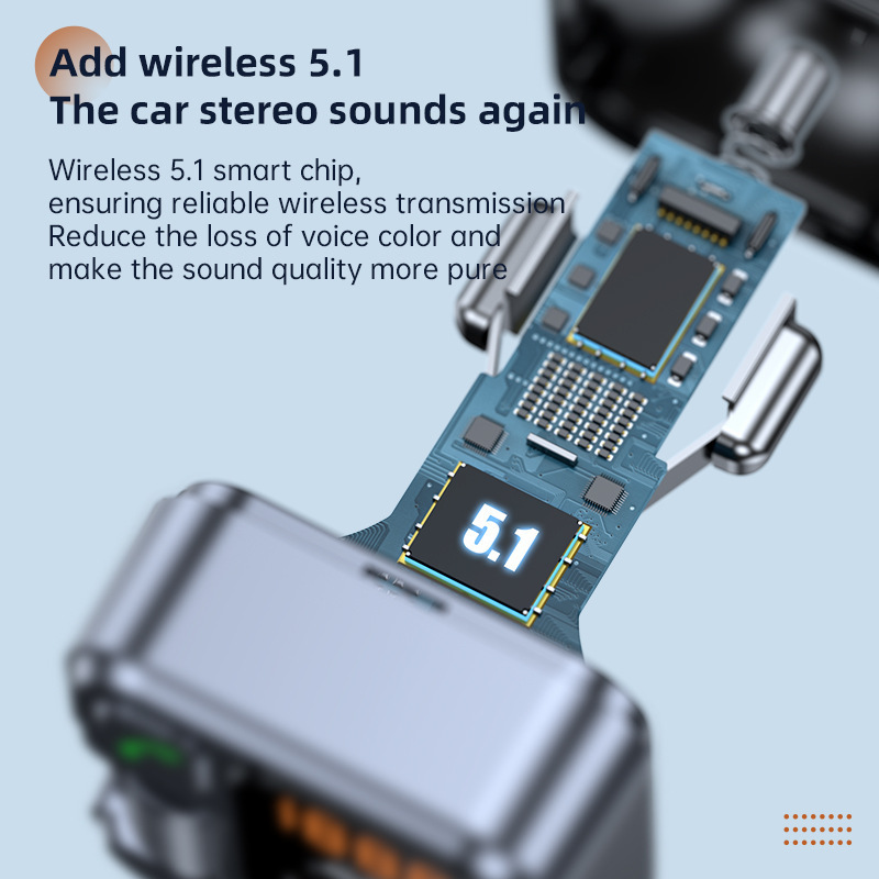 Selected Car MP3 Player FM Transmitter PD30W Fast Charge +2.4A Car Bluetooth Hands-free AUX Player