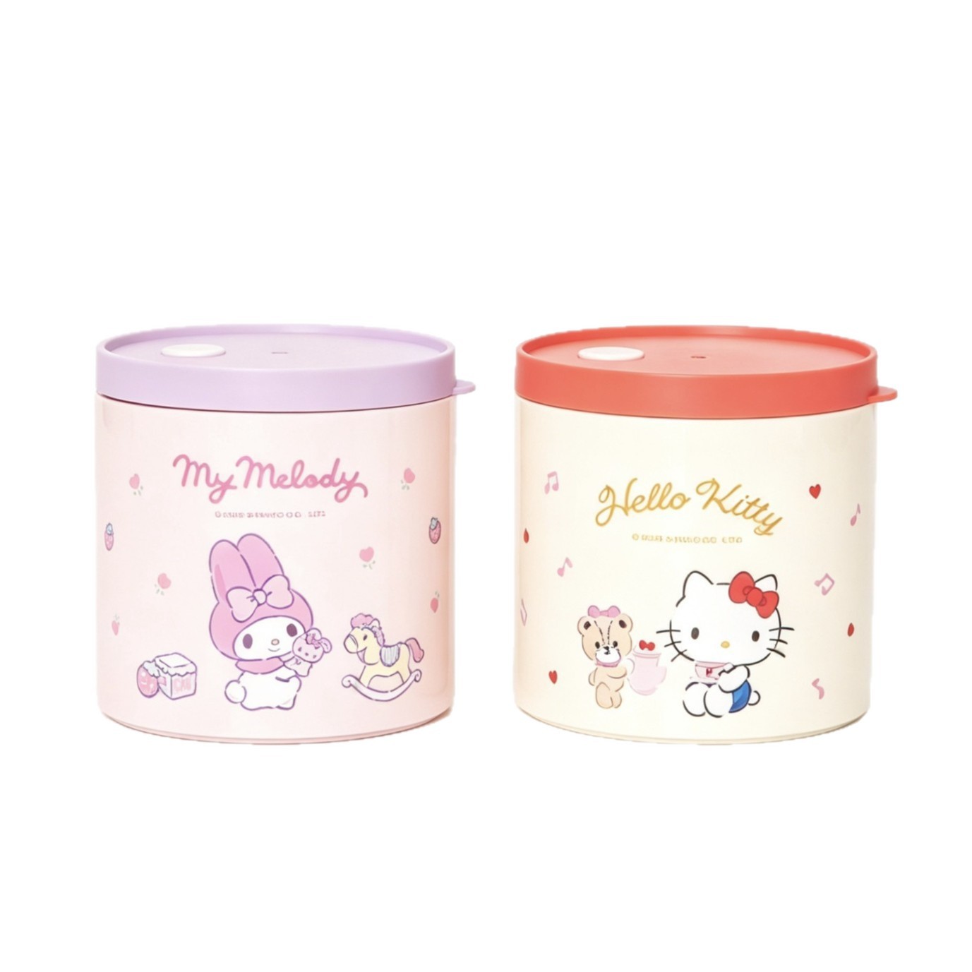 Sanrio Official Draining Fresh-Keeping Box Sealed Food-Grade Fruit and Vegetable Draining Basket Refrigerator-Specific Green Onion Ginger Garlic Sealed Box