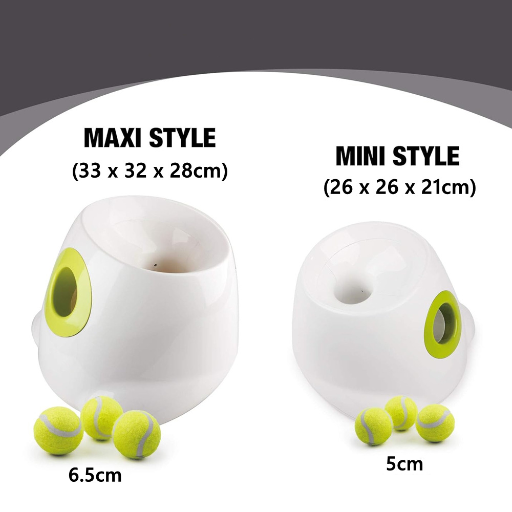 afp Dog Tennis Ball Launcher Adjustable Distance Automatic Ball Thrower Pet Interactive Ball Throwing for Walking Dogs