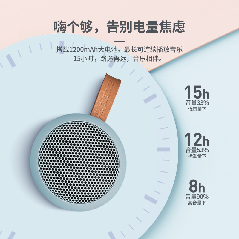 Audience Bluetooth Speaker Y6 Portable Wireless Mini Small Audio Waterproof Outdoor Heavy Bass Subwoofer Gift