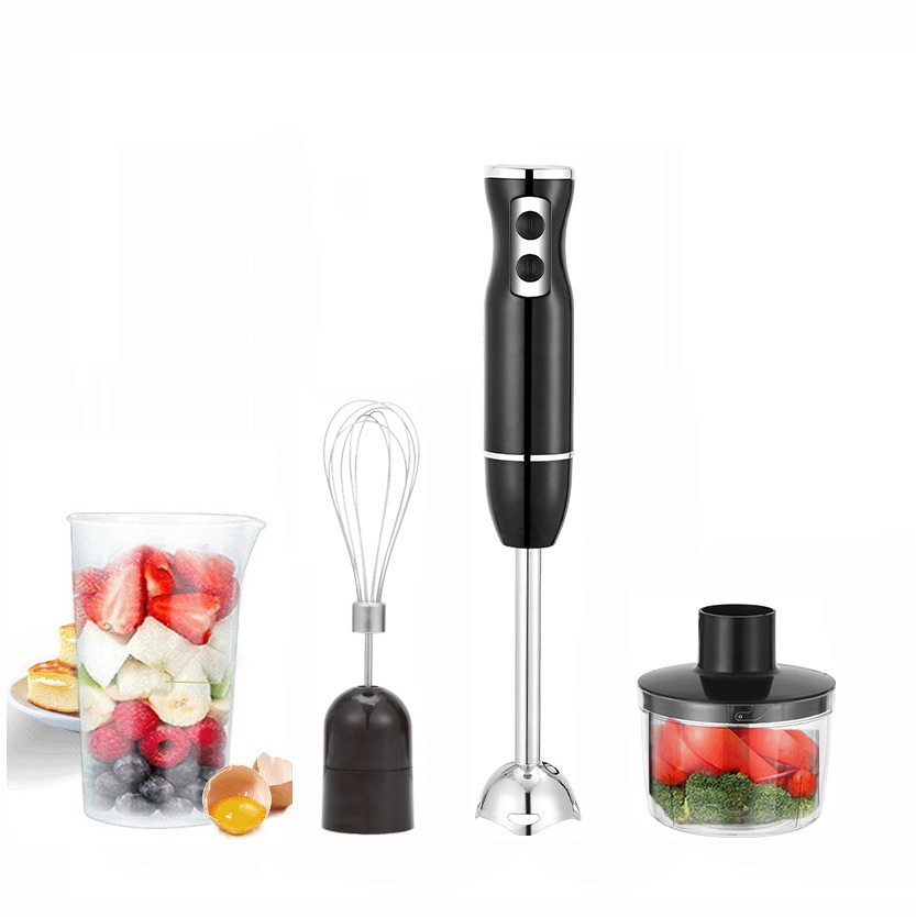 Blender for Home Use, Food Processor, Juicer, Stainless Steel Blade, Multi-functional Hand Blender