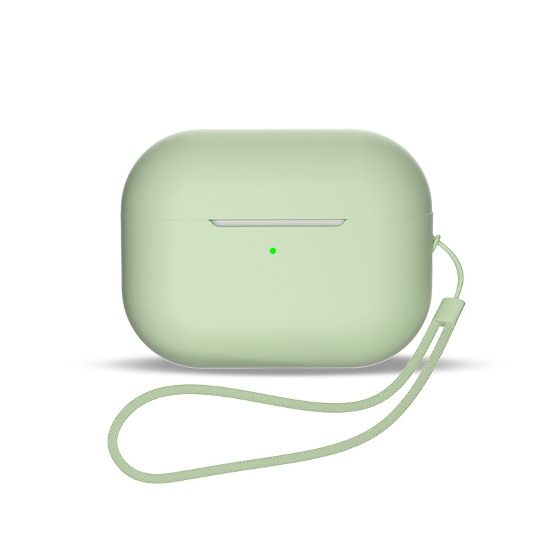 抹茶绿+硅胶挂绳 · AirPods Pro3