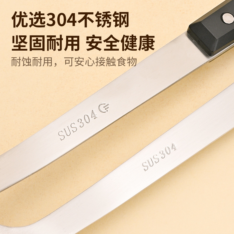 304 stainless steel spatula, soup spoon, slotted spoon, three-rivet clip handle, anti-scald kitchen cooking spatula, spoon