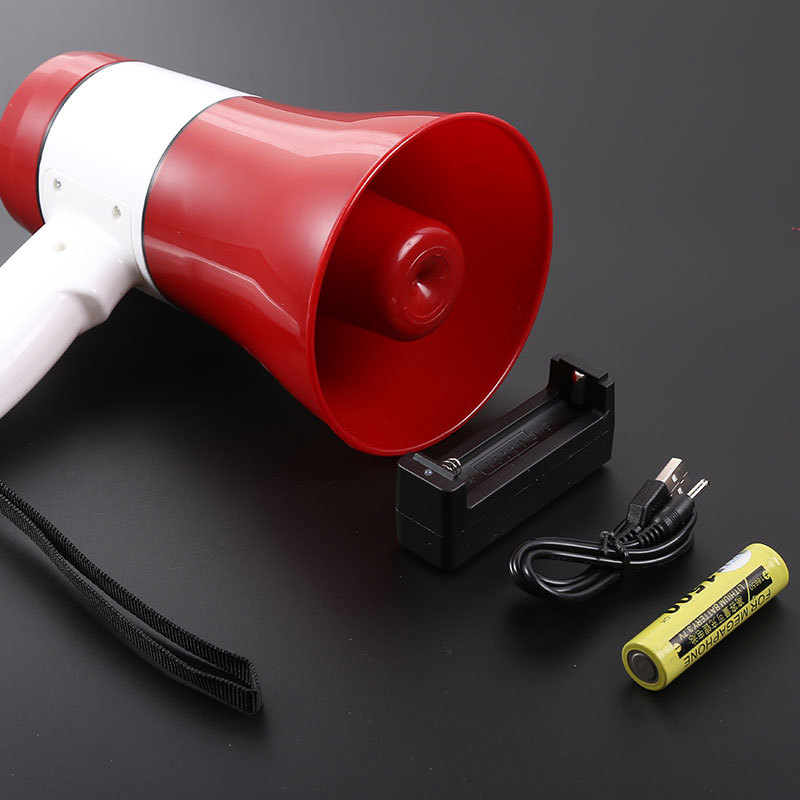 Handheld Wireless Horn Amplifier Multifunctional Folding Loudspeaker for Outdoor Promotion and Vending