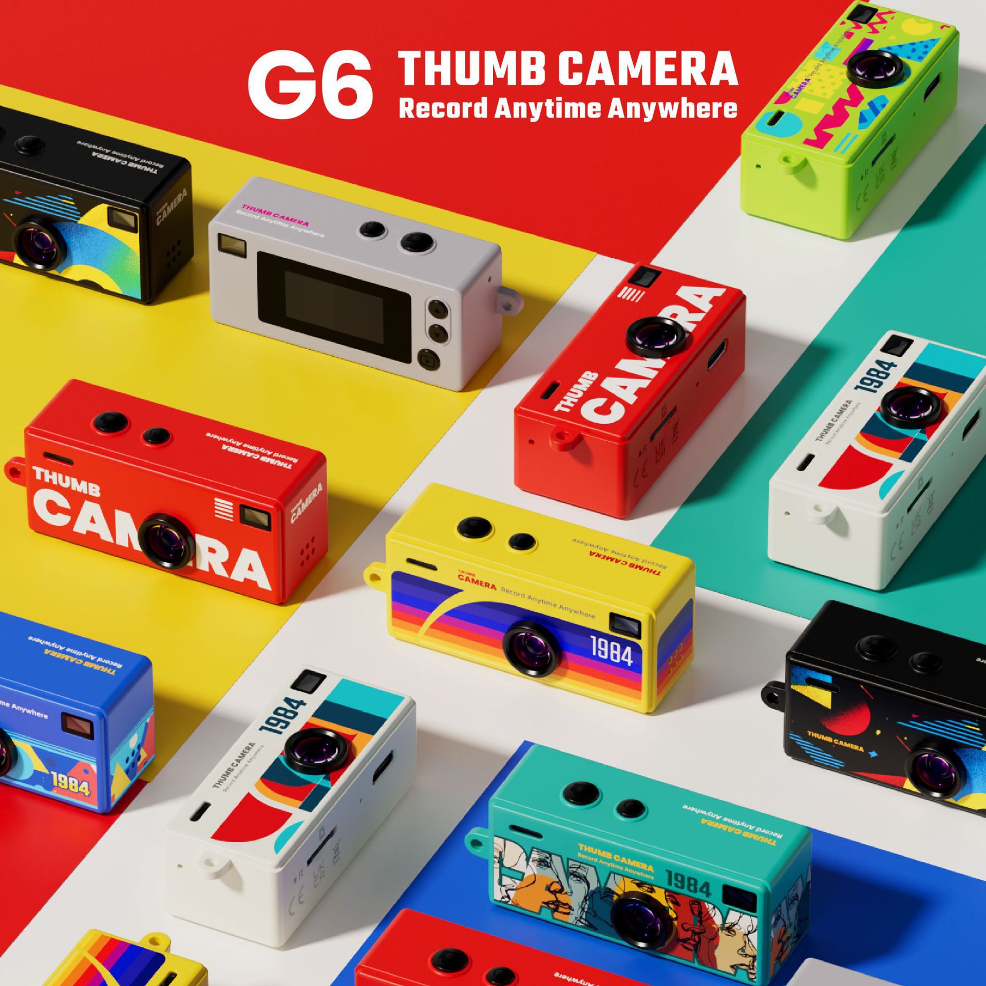 Small Camera Campus Portable Mini Backpack Pendant Student Camera Can Take Photos and Record Videos