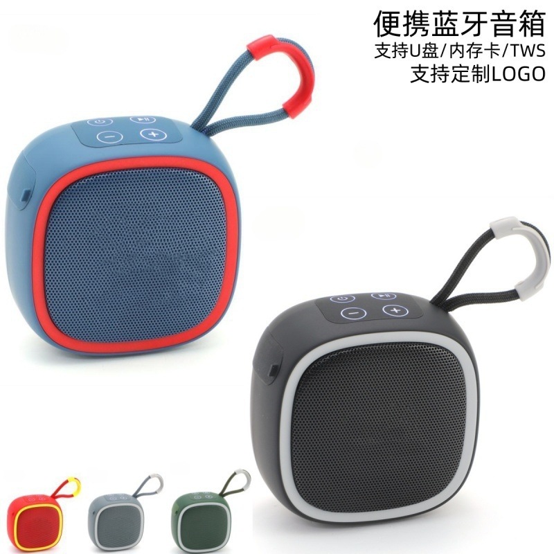 New Bluetooth speaker small steel cannon portable gift card small audio outdoor mini wireless Bluetooth speaker