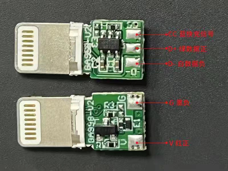 Type-C PD100W gold-plated USB plug suitable for C94 fast charging full protocol Apple OTG Huawei Xiaomi data cable