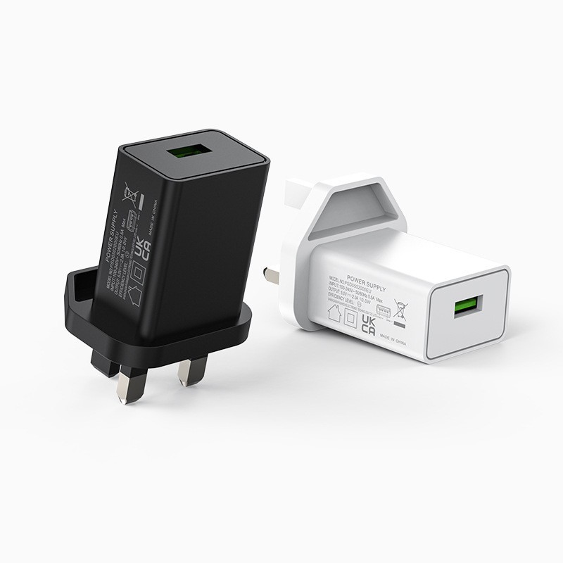 High Quality 5V2A UK Standard Charger UKCA Certified Small Appliance Phone USB Charging Head Power Adapter
