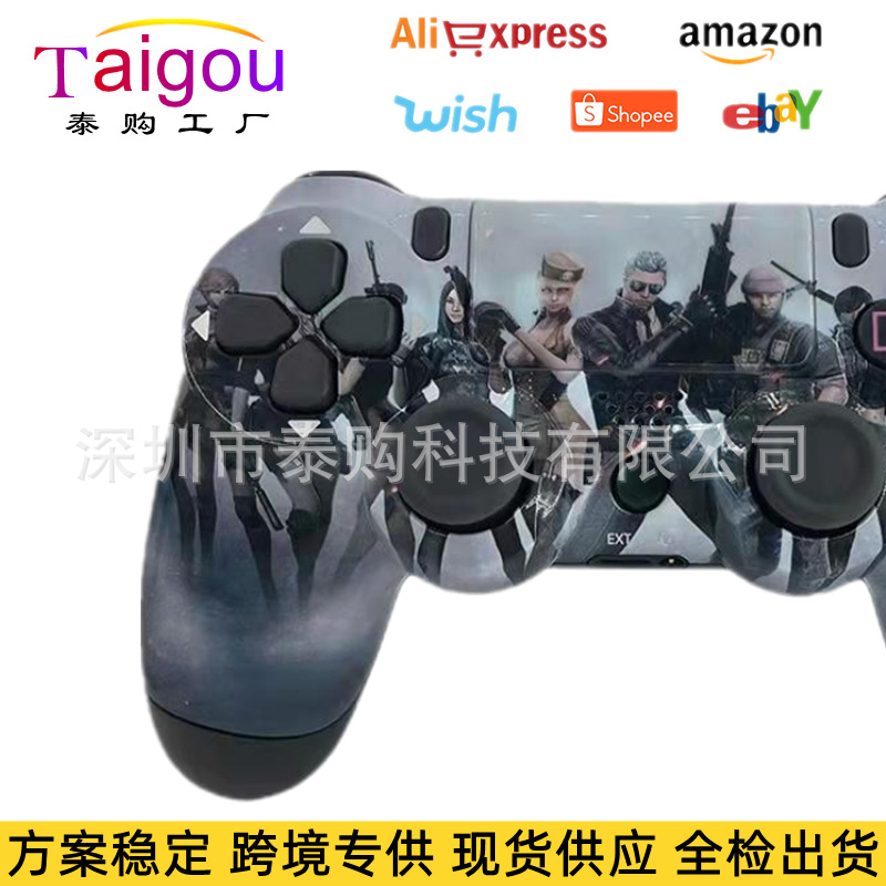New p4 game controller scheme stable S4 controller Bluetooth 5.0 wireless vibration controller