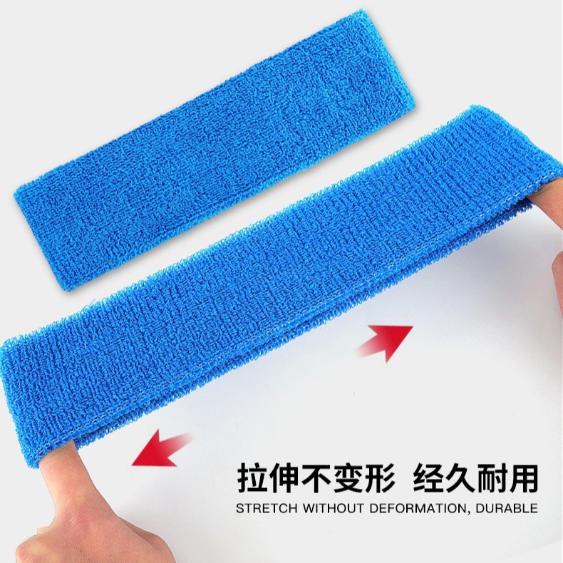 Sweat-absorbing sports headband, anti-sweat headband, yoga fitness running towel headband, basketball badminton unisex
