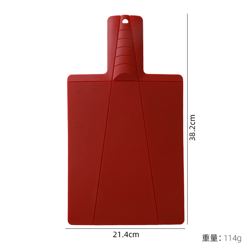 Foldable Plastic Cutting Board for Home Use PP Salad Chopping Board Easy to Clean Kitchen Board