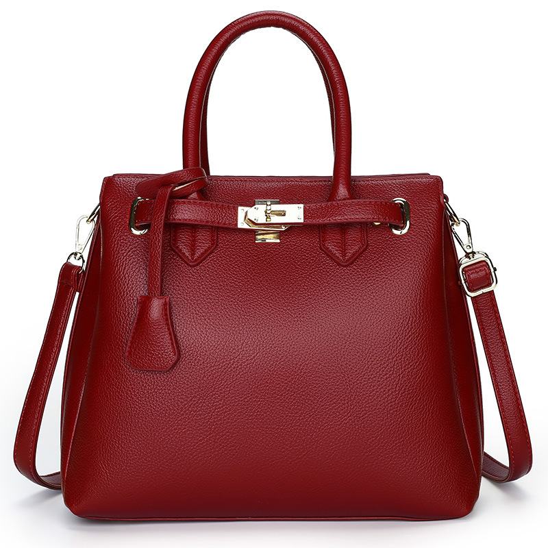 2025 Autumn New Simple Large Capacity Textured Handbag Multi-compartment Women's Commuter Shoulder Crossbody Bag Bags