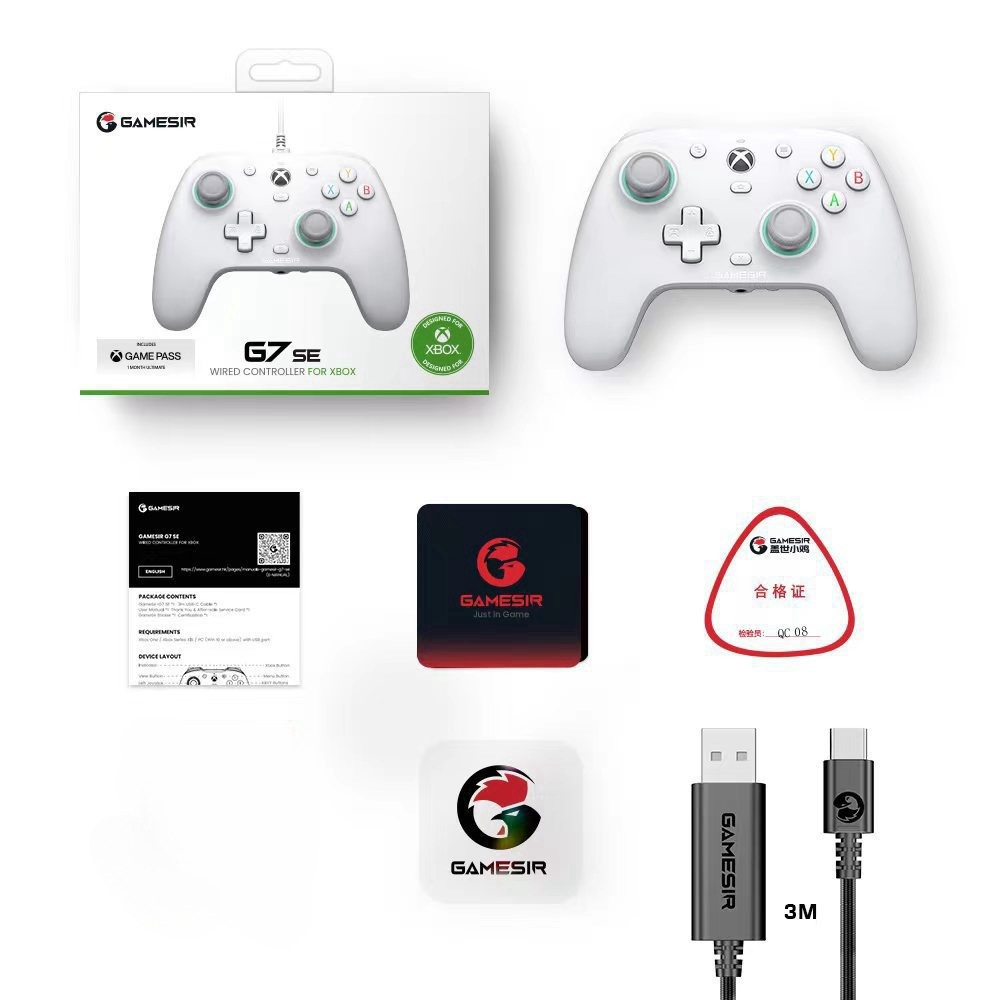 GameSir Gaisi Xiaoji G7SE Wired Game Controller PC Computer Steam Black Myth Wukong Shooting Apex