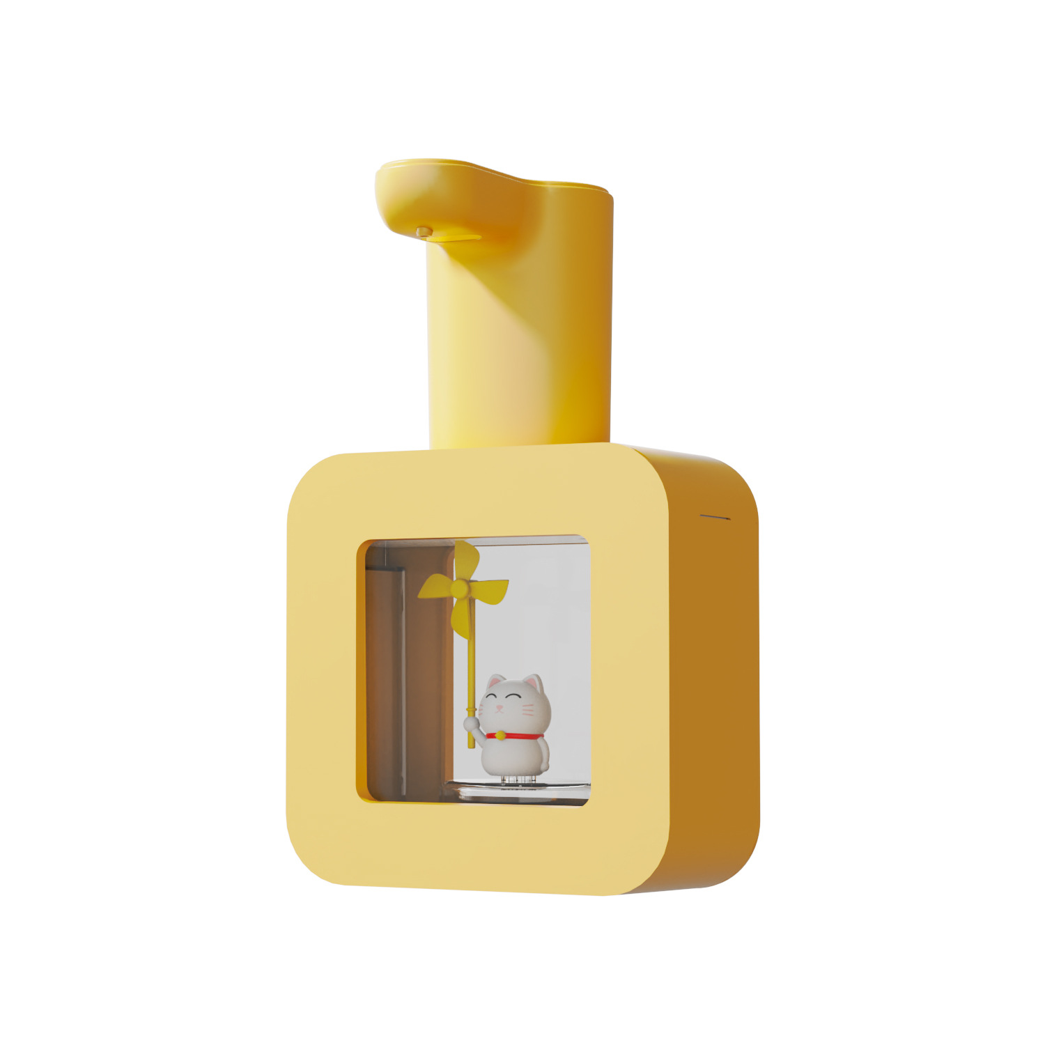 R01 Pet Cube Foam Soap Dispenser Smart Waterproof Touchless Soap Dispenser Automatic Induction Soap Dispenser for Kids