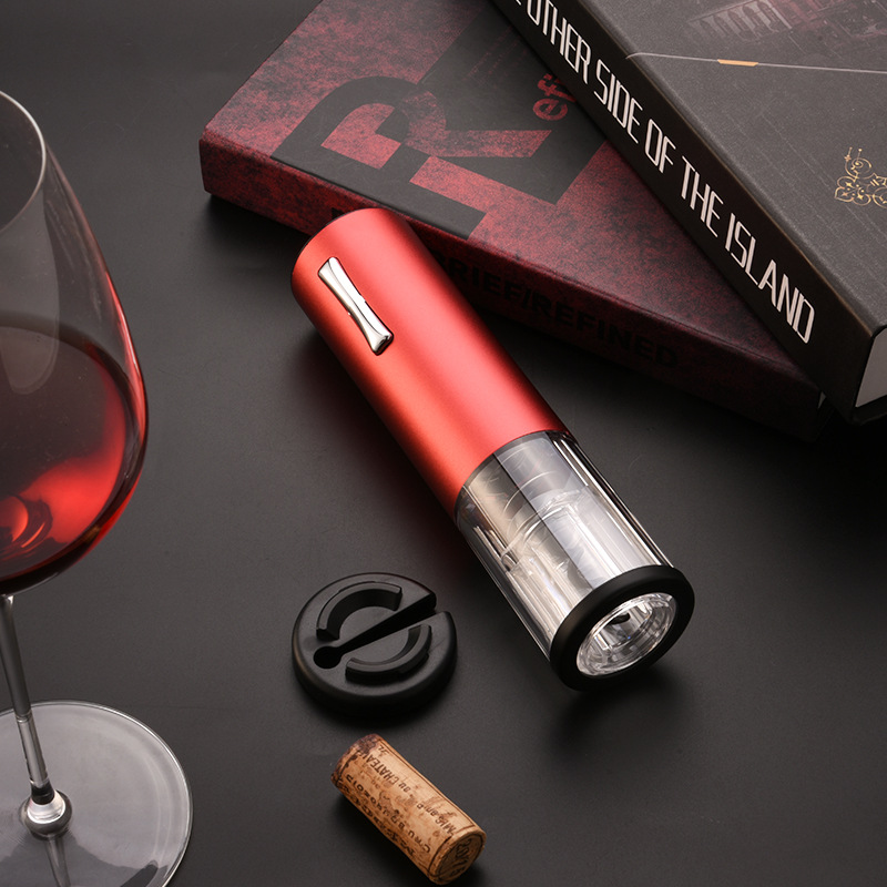 OEM Customized Wine Opener Customizable Logo Household Gift Metal Material Red Wine Smart Electric Wine Opener