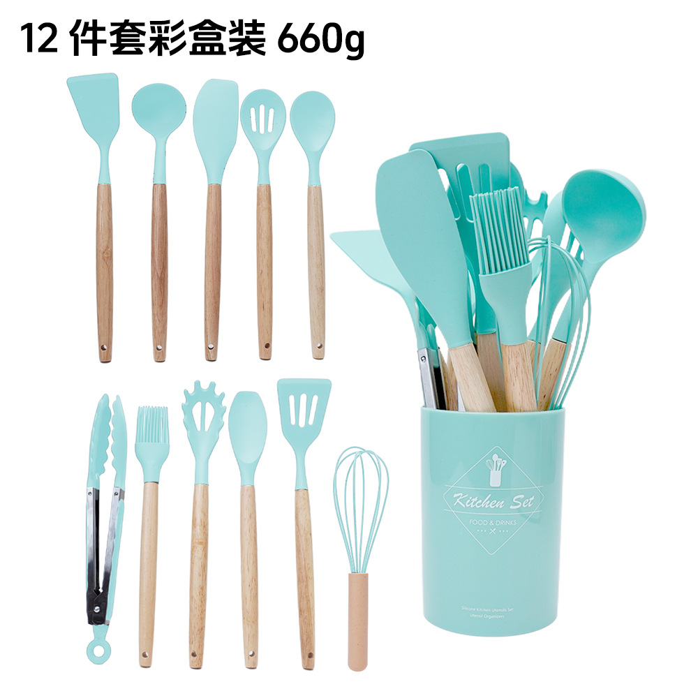 湖绿色12件套 660g