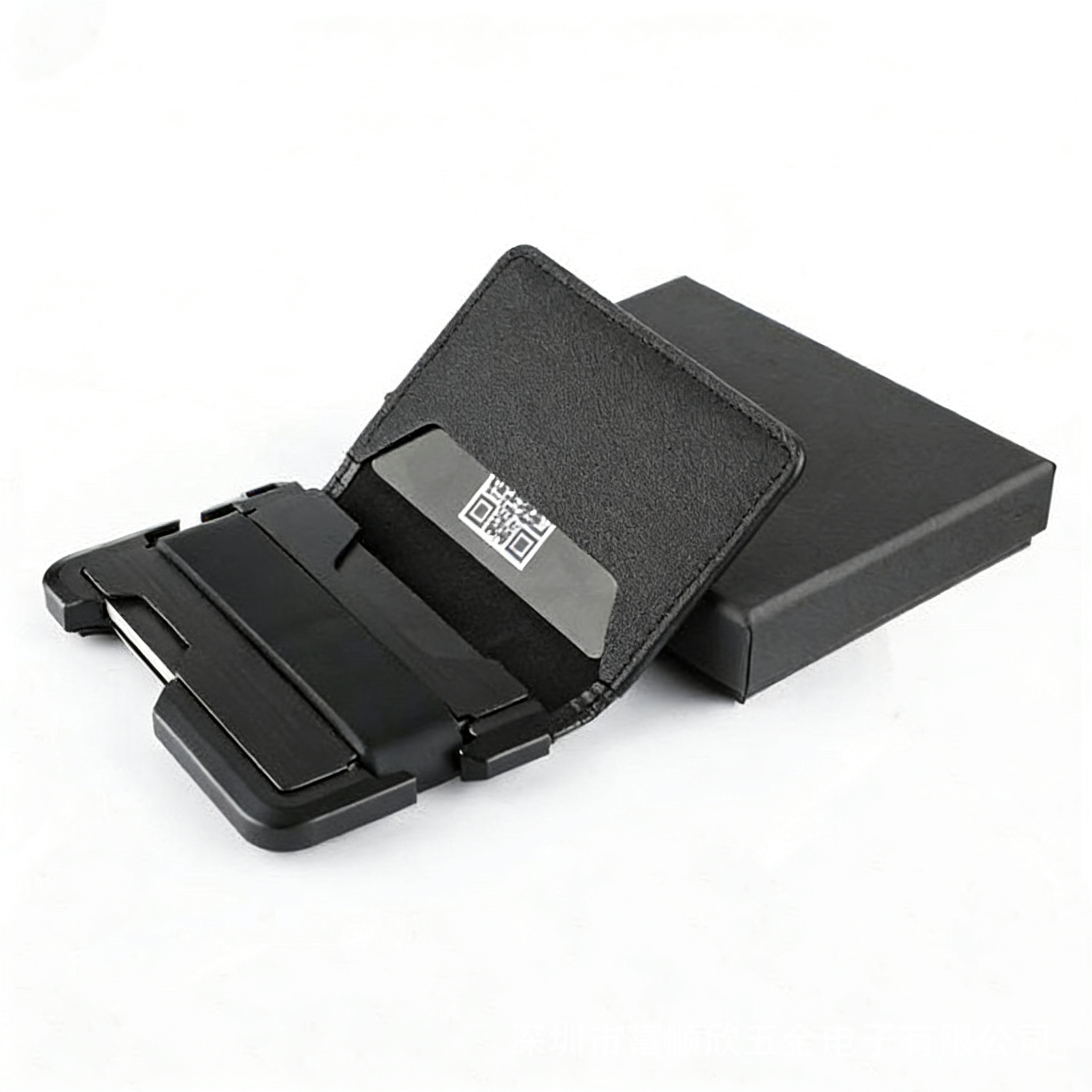 Carbon Fiber Key Ring Card Holder Men's Multi-functional Wallet RFID Metal Card Organizer New