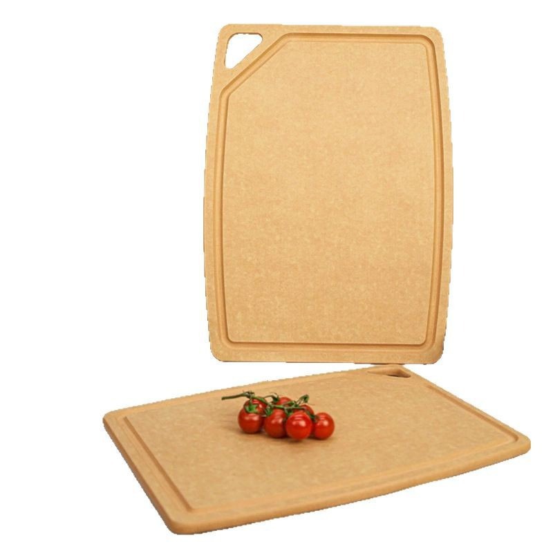 Pine fiber cutting board household baby food fruit and vegetable double-sided non-mold high density anti-slip chopping board hangable cutting board