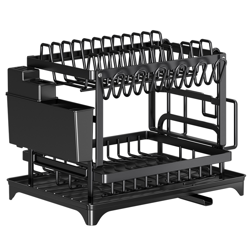 Kitchen Storage Rack Plate and Dish Drip Rack Household Multi-Functional Bowl Rack Chopstick Cutting Board Cup Storage Rack