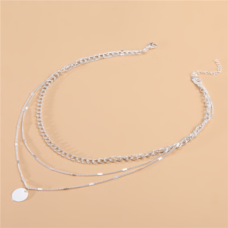 Jewelry Accessory Pearl Heart Pendant Necklace for Women Alloy Layered Collarbone Chain