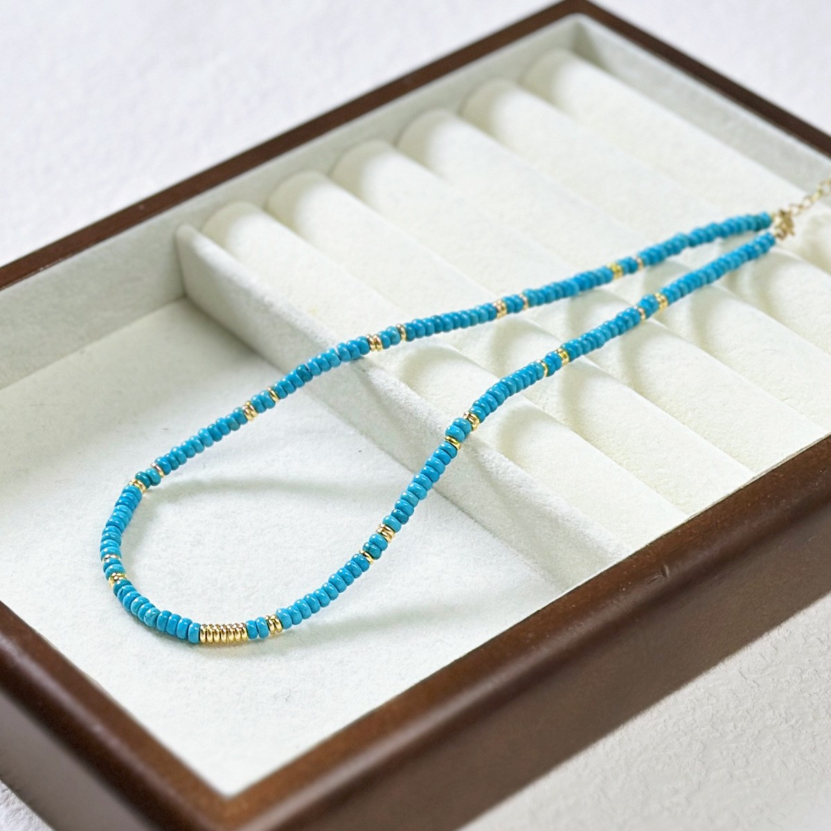 Niche aventurine natural stone necklace women abacus bead bracelet clavicle chain new Chinese style neck jewelry women