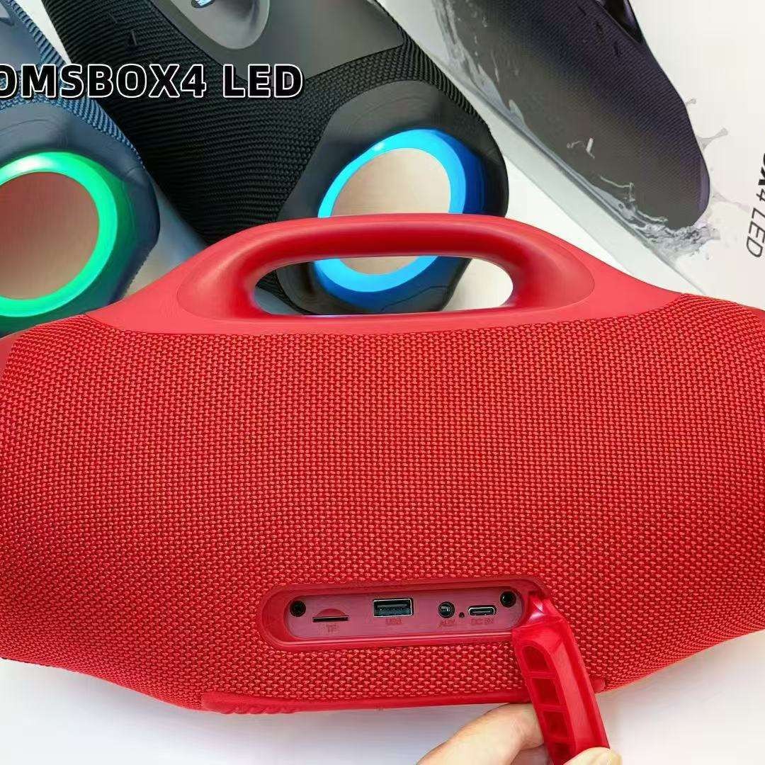 40W LED BOOMBOX4 Big War God 4 LED Light Wireless Bluetooth Speaker Outdoor Portable Customizable