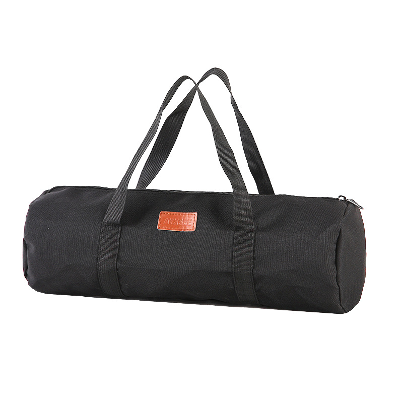 Camping Tent Wind Rope Ground Peg Tool Storage Bag Camping Accessories Storage Pouch Outdoor Handheld Peg Bag Cylinder Bag