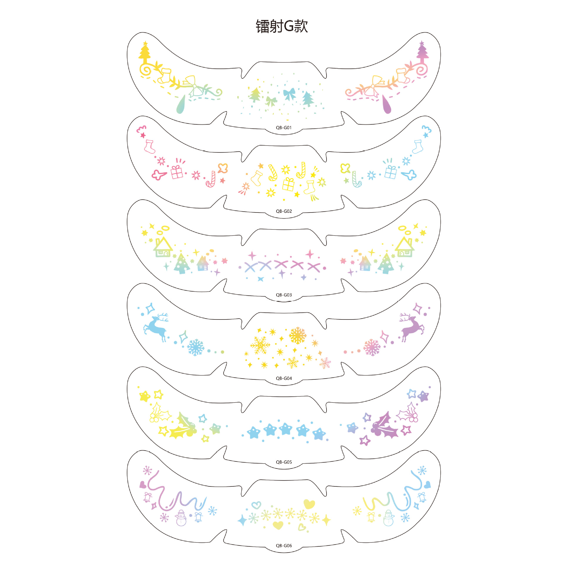 New Freckle Tattoo Sticker Gold Foil Silver Foil Party Flash Face Makeup Temporary Tattoo Sticker Paper