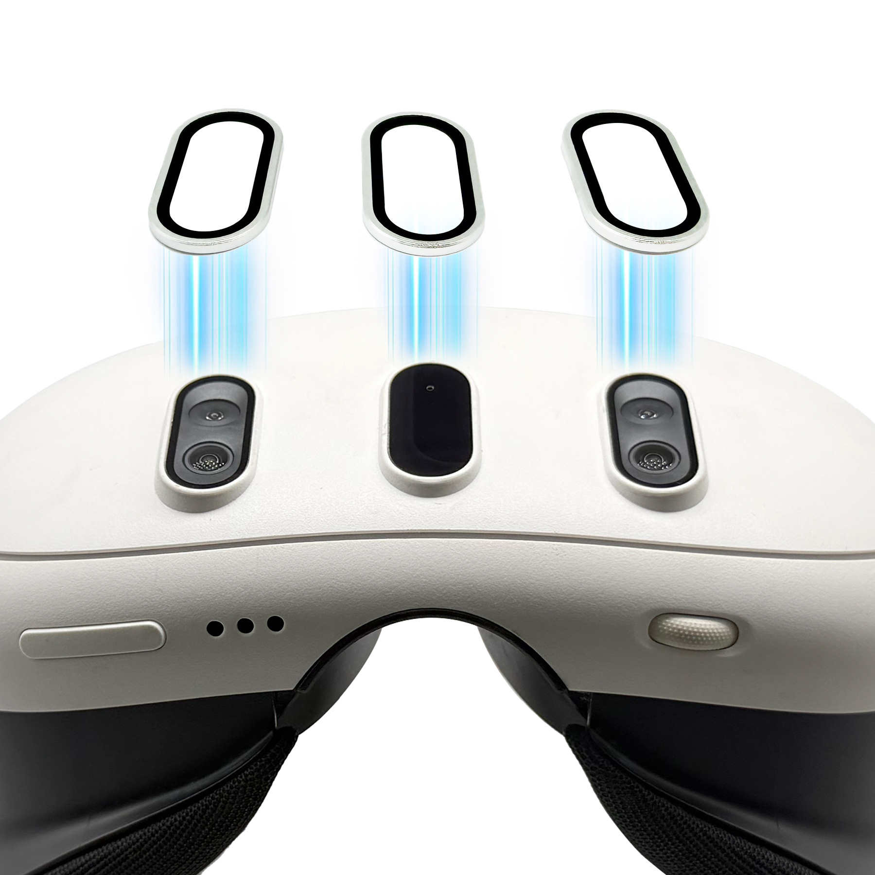 For Metaquest3 Titanium Alloy Lens Film Explosion-proof VR Glasses quest3 Tempered Glass Protective Film VR