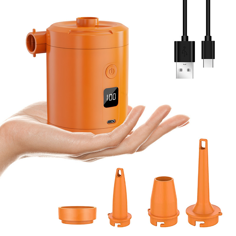 Outdoor camping wireless portable digital display air pump air mattress swimming ring home vacuum compression bag air extraction