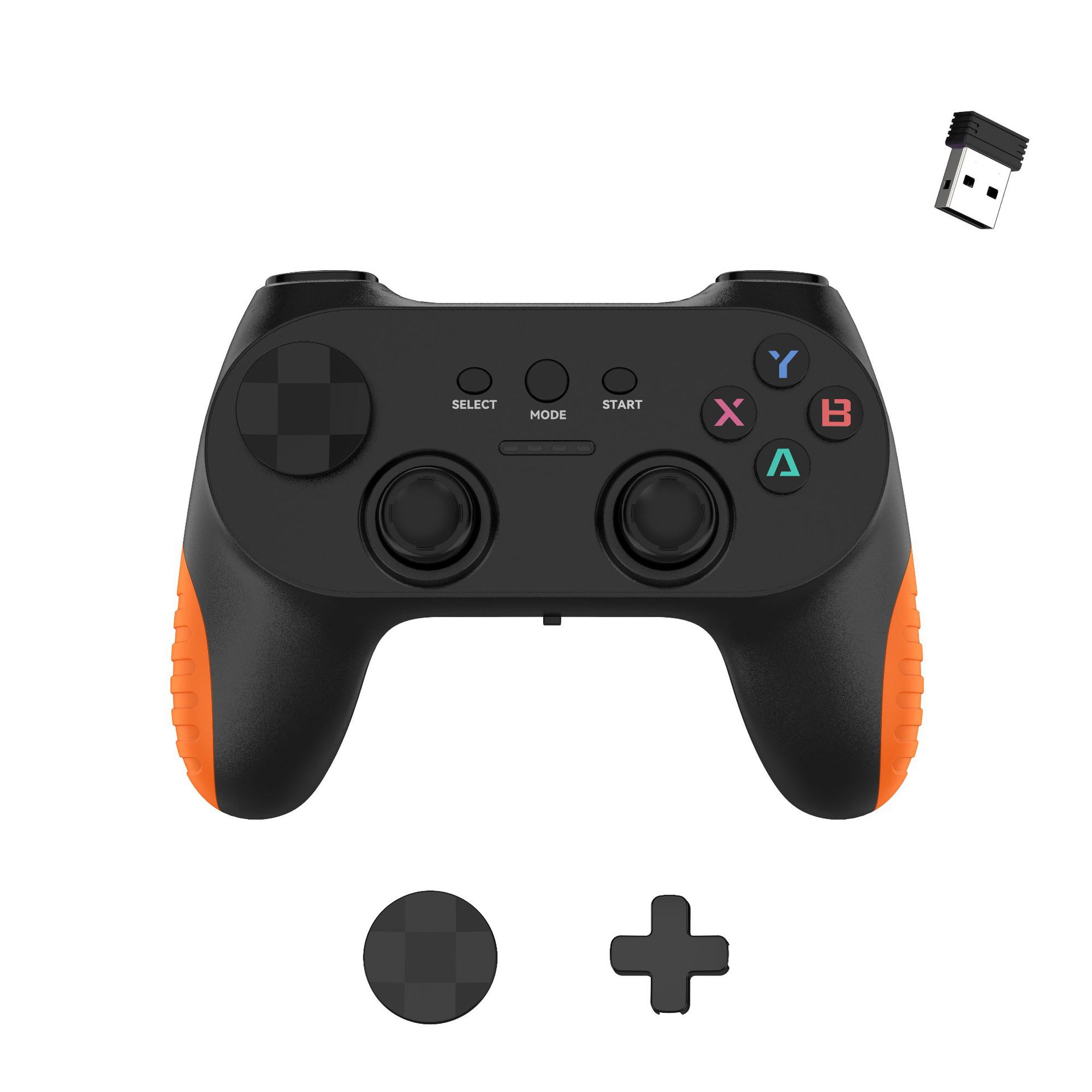 Black Myth USB Computer Game Controller Supports Android/P3/PC360 2.4G Wireless Game Controller
