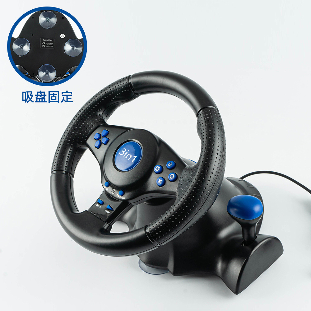 Racing game steering wheel handle Xbox 360/PS2/PS3/PC USB racing steering wheel handle