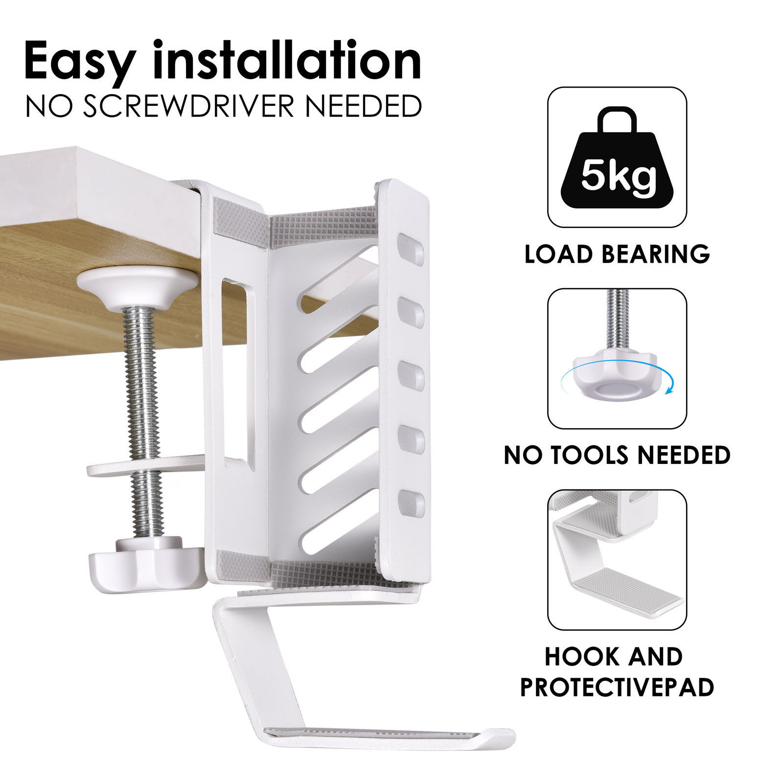 2024 new laptop stand, file storage, no drilling, side tablet computer heat dissipation