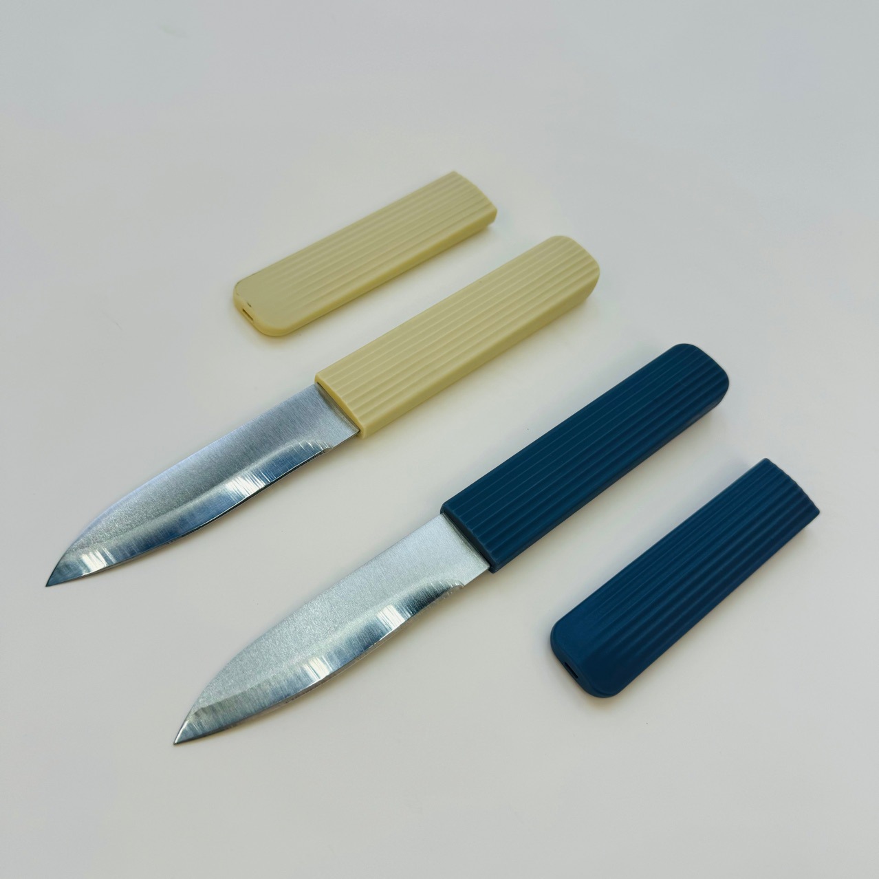 Stainless steel fruit knife straight knife household with knife cover small knife for opening express fruit peel knife barbecue knife Japanese style new multi-purpose
