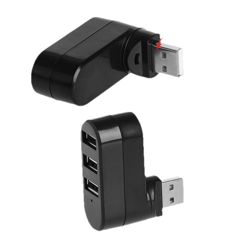 Mini Rotating USB2.0 3.0 Hub 1-to-3 PCBA Car Computer Expansion Port