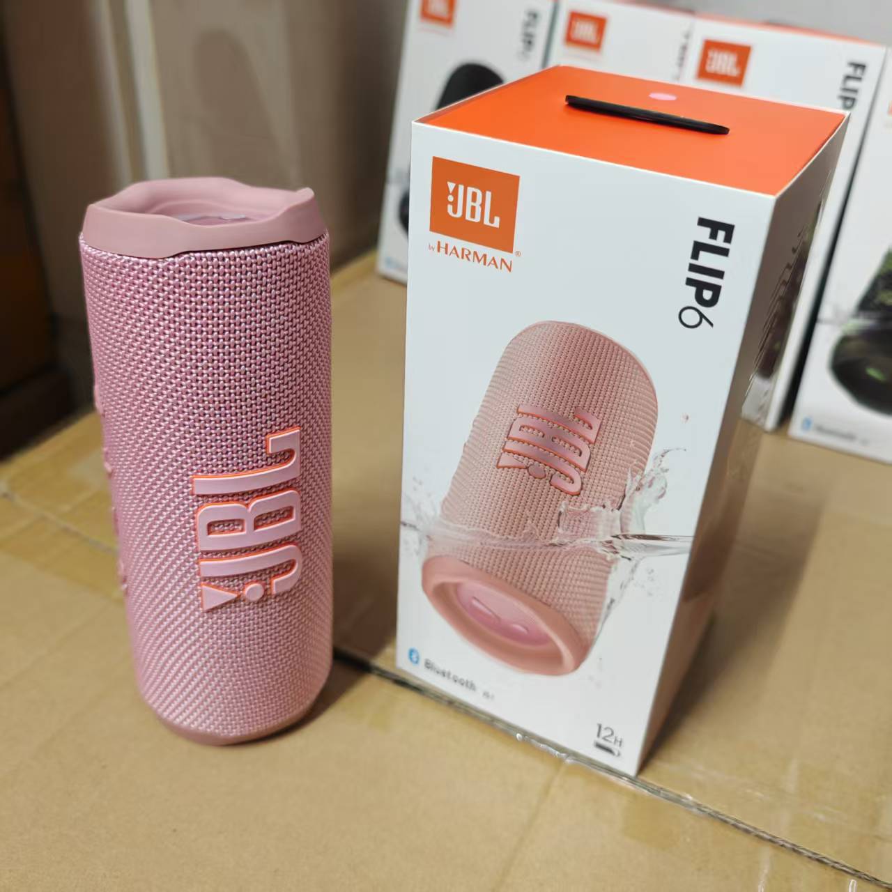 Top FLIP6 Kaleidoscope 6th Gen Wireless Bluetooth Speaker Fabric Mesh Subwoofer Outdoor Card TWS Audio