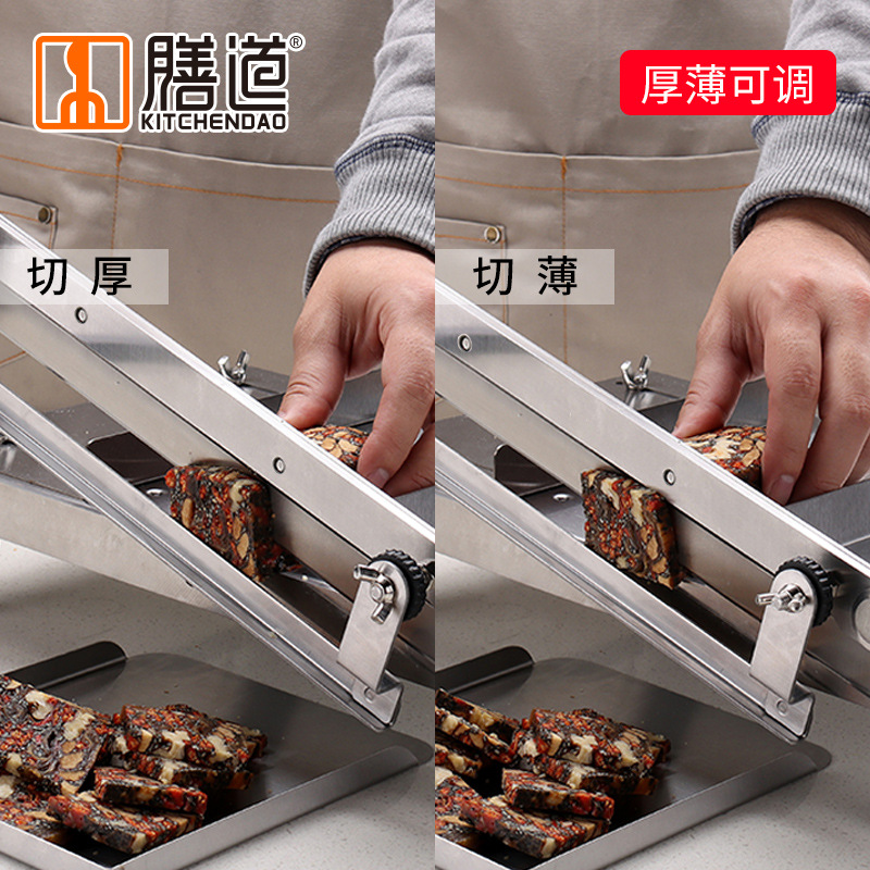 Shandao Large Sugar Cutting Machine, Toffee Cutting Machine, Aji Gao Guillotine, Household Commercial Cutting Snowflake Crisp, Nougat Slicer