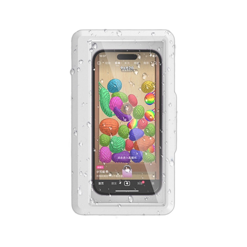 Bathroom waterproof phone case foldable rotatable adjustable shower watching TV toilet rotatable wall-mounted sticker wall
