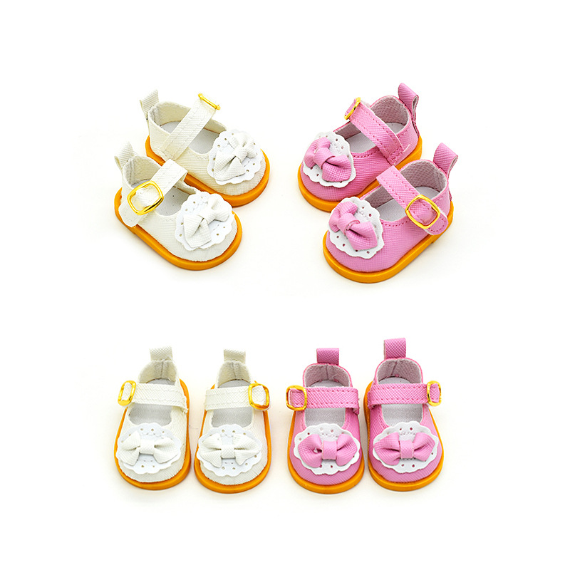20cm Cotton Doll Shoes Star Doll Leather Shoes Doll Clothes Changing Accessories No Attribute Butterfly Princess Shoes