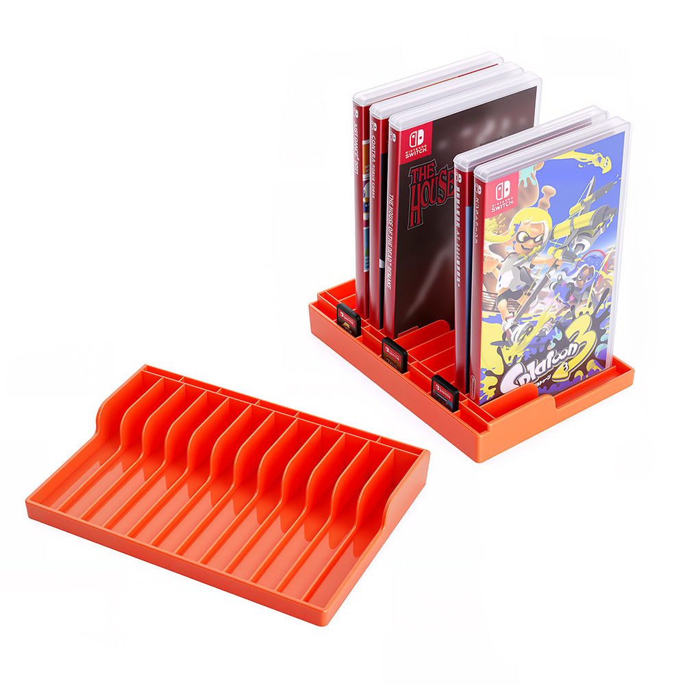 DOBE Original Compatible with Switch/Switch 2 2-in-1 Game Card Storage Tray with 12PCS Game Cards