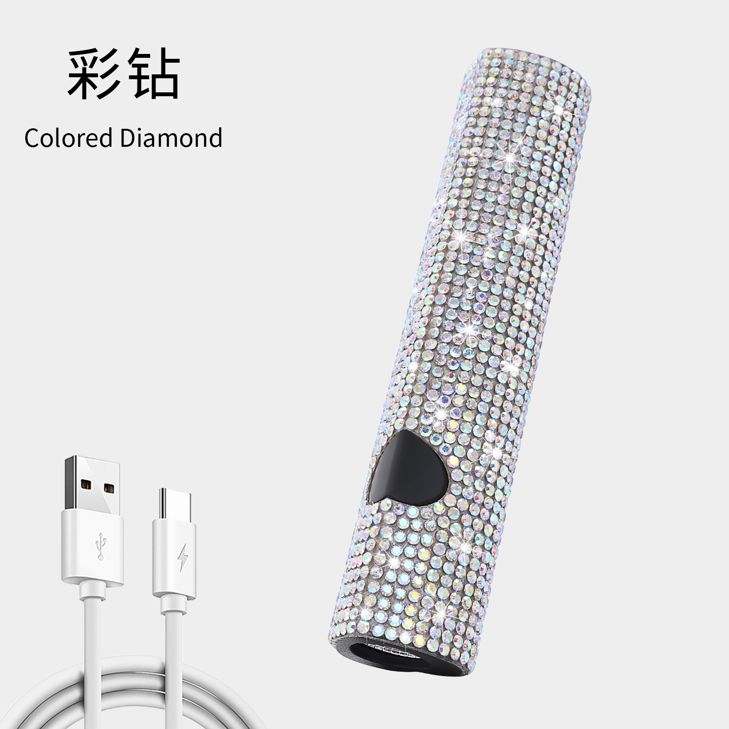 Handheld Metal Nail Linear Lamp Focused Light No Black Hands Rechargeable UV Lamp Nail Tip Fast Drying Lamp