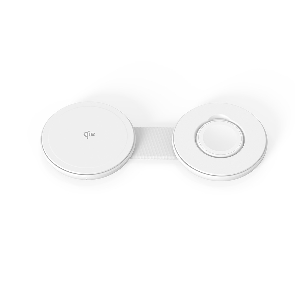 Foldable Qi2.2 certified three-in-one magnetic wireless charger 25W watch 5W foldable wireless charger stand