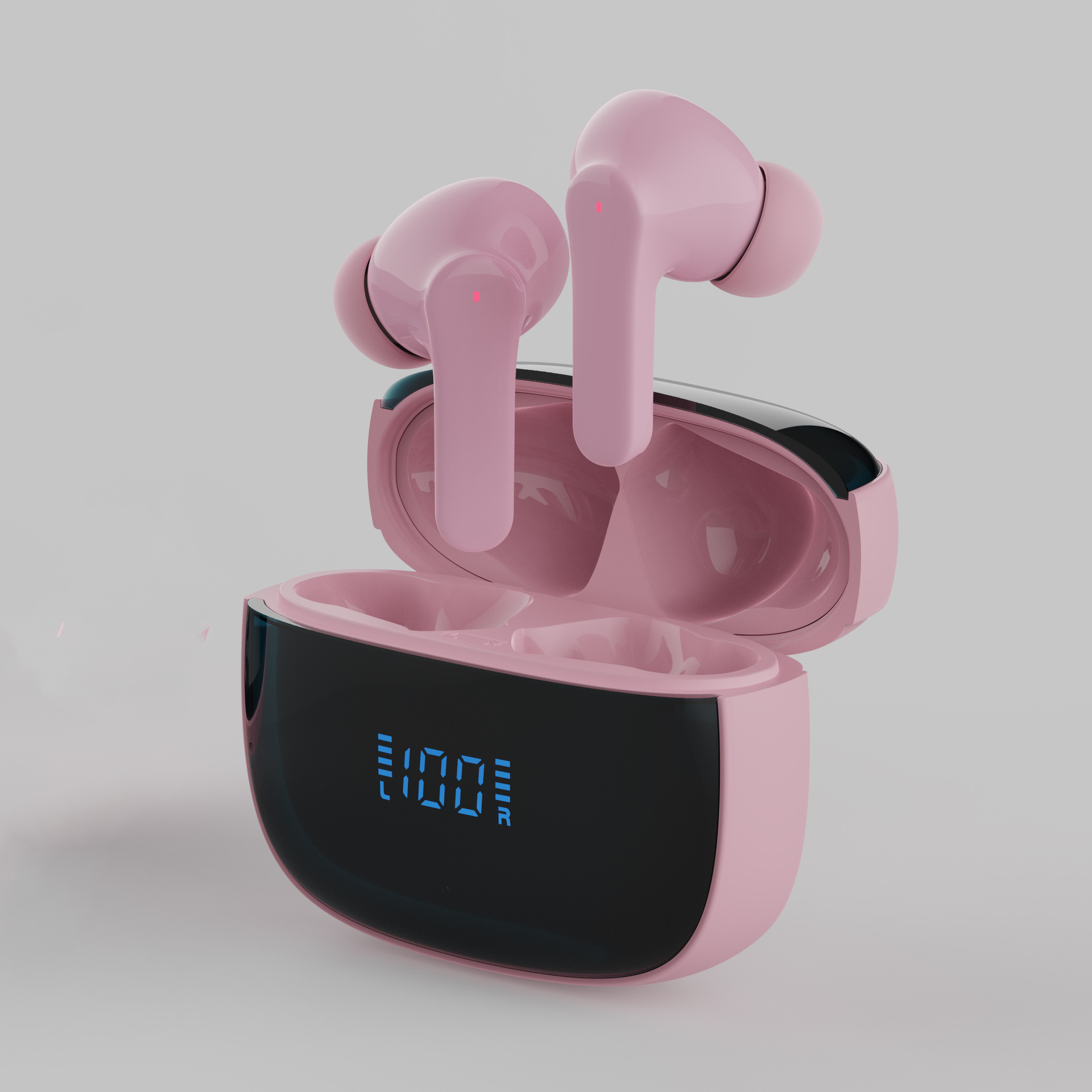 IVANTE Private Mold S18 Quad-Mic ENC Call Noise Reduction Low Latency Battery Display TWS In-Ear Bluetooth Headphones