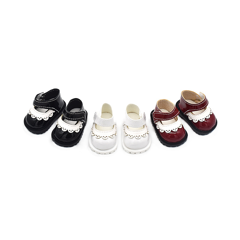 20CM Star Doll Leather Shoes Cotton Doll Velcro Shoes Miluwa Doll Clothes Changing Accessories