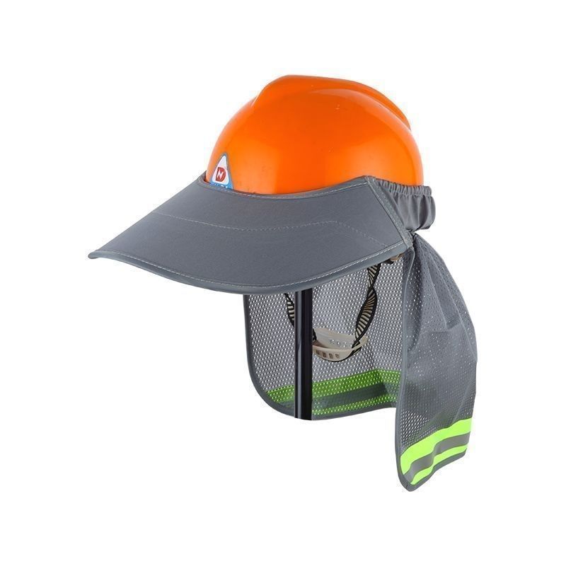 Summer Sun Protection Hat Reflective Safety Helmet Sunshade Net Reflective Hat Cover Construction Site Hat