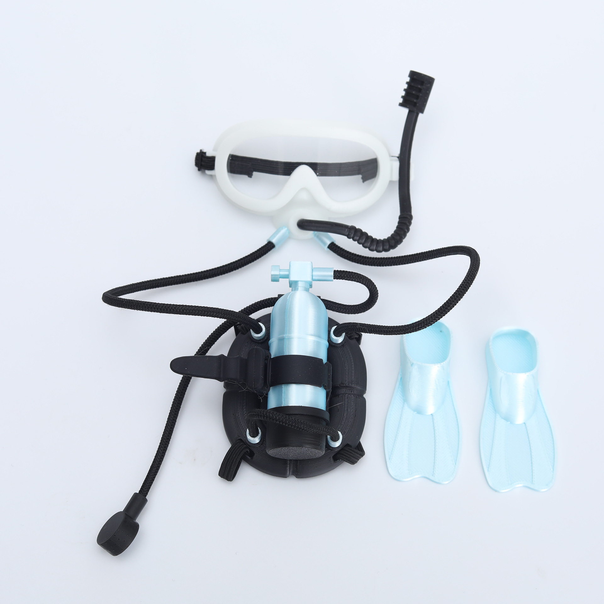 Suitable for Labubu labubu 17cm Doll Clothes Accessories Professional Diving Equipment Swimming Sports Scuba Set