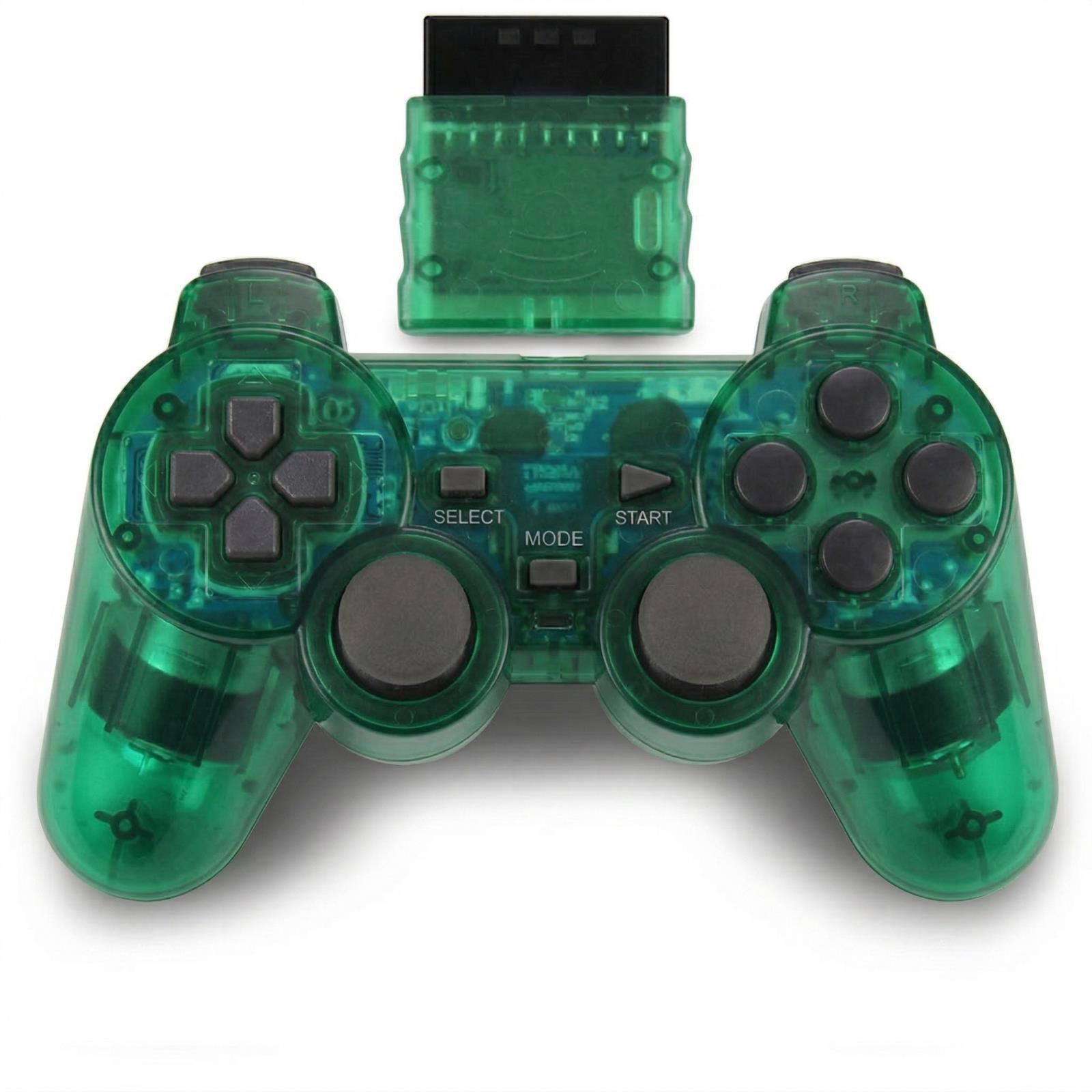 P2 Wireless Game Controller Dual Vibration 2.4G Wireless Supports P2 Console 16 Colors Transparent