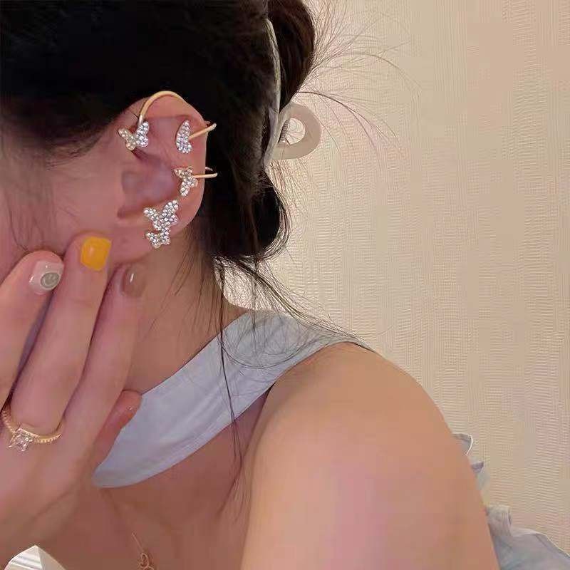 Fairy butterfly ear cuff no piercing earring feel jewelry